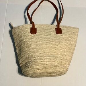 Straw Beach Handbag